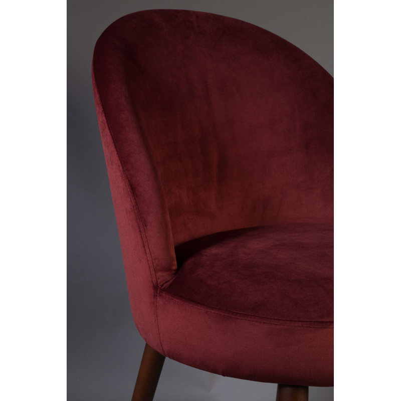 Upholstered Dining Chair, Red