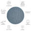 Tapis intérieur / extérieur gris Herzberg Mull-23723679