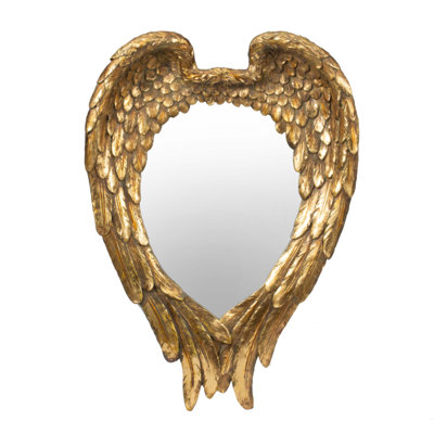 Stylish Wing Accent Mirror for Living Room, Entryway, and Bedroom, Perfect for Adding Elegance and Depth to Any Space.