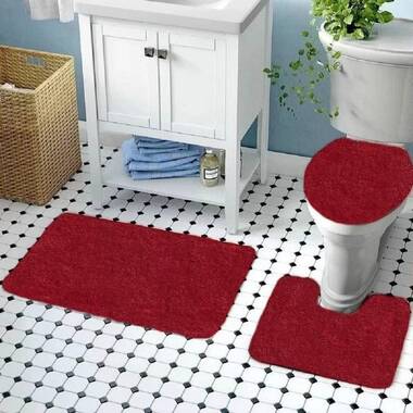 Montgomery 3 Piece Water Absorbent Bath Rug Contour Rug Lid Cover