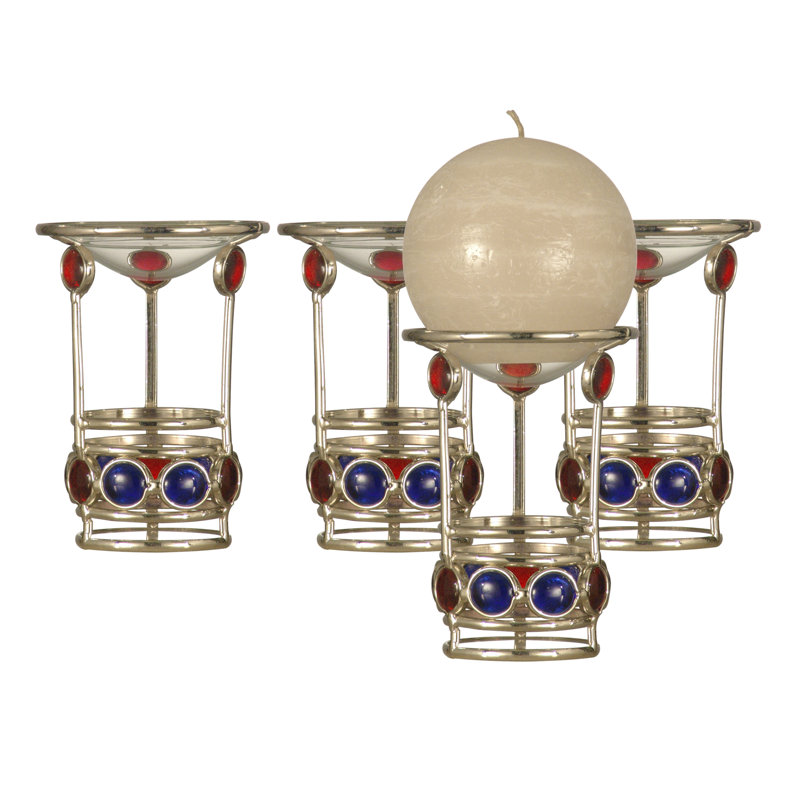 5.25'' H Metal Tabletop Votive Holder