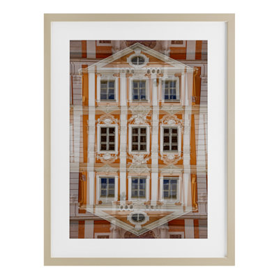 Fenêtres symétriques, reproduction sous verre, conception de Robin Vandenabeele