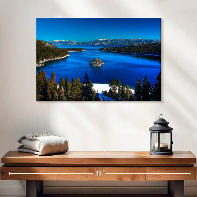 Emerald Bay d'Alvord Lake Tahoe, H 16 po x l 24 po