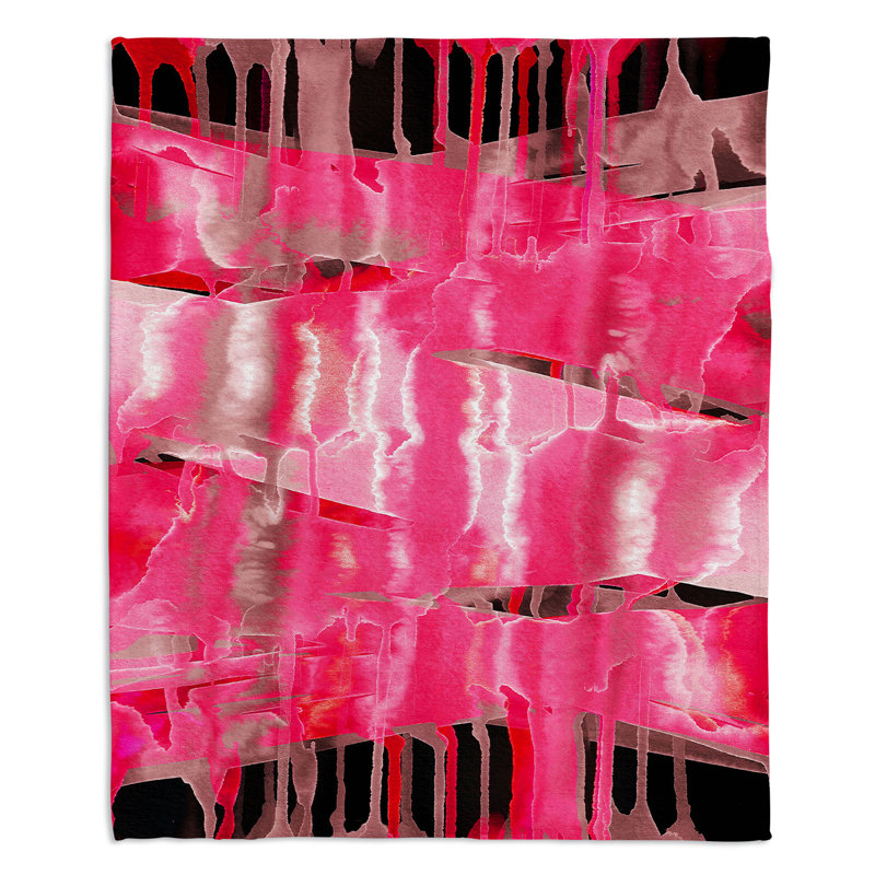 Hand Woven Throw Blanket, 68" W x 80" L