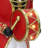 4FT Pre-Lit Nutcracker Drummer Statue with Decorative Drum and Gift Box Base, Christmas Holiday Decor