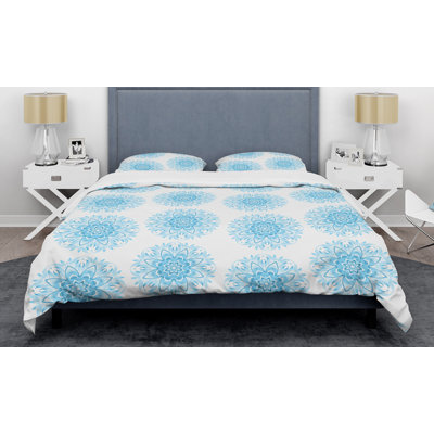 Polyester Twill Geometric Shapes Duvet Cover Set