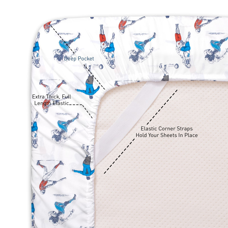 Draps en microfibre classiques pour enfants, Simple extra long, Sports