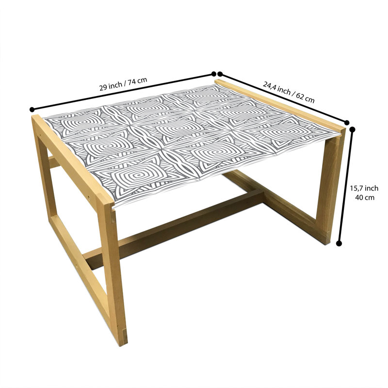 Jailee Sled Coffee Table, 62cm H x 74cm W x 40cm D