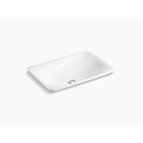 KOHLER Sartorial Paisley Carillon ARTIST EDITIONS Rectangle Wading Pool Bathroom Sink