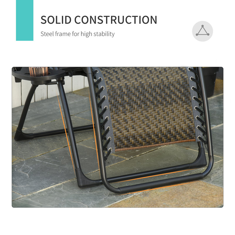 Chaise d'extérieur sans gravité