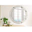 Huldar Glass Flat Wall Mirror
