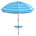 Bleu / rayures vertes