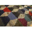 Hand Knotted Wool Geometric Area Rug in Multicolored