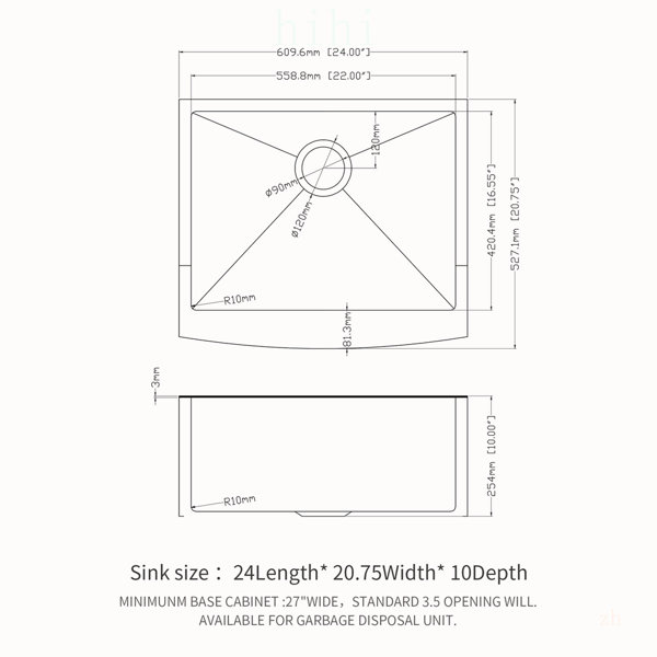Dimensions du produit