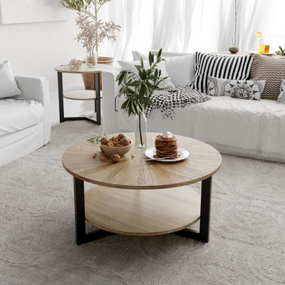 Nystrom Three Leg Coffee Table with Storage