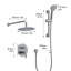 Topcraft Wall Mounted Rain Shower Faucet System-115636478