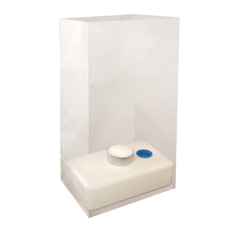 LumaBase Weighted Candleholder for Luminarias - 100 Count