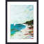«Beach Surf I» par Karen Fields - peinture encadrée-239884543-149325105