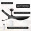 Kemp 52" 3 -ABS-Blade Propeller Modern Ceiling Fans no Light and with Remote Control-1011210289