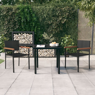 Greyce 2 - Person Patio Dining Set with Square Table