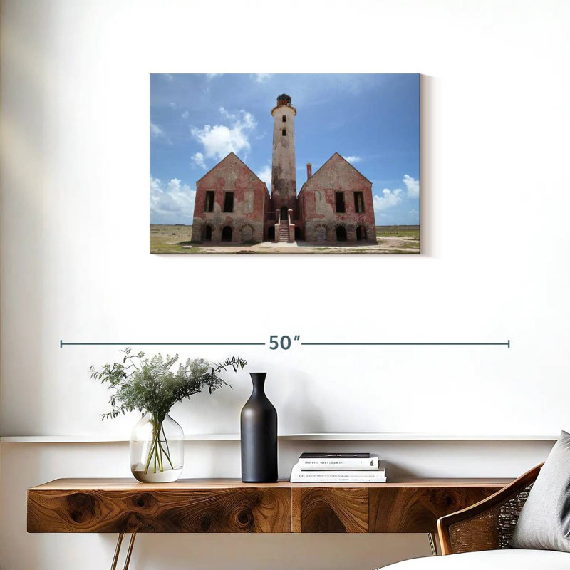 Petit phare de Curaçao, H 20 po x l 30 po