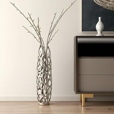 Vase de plancher en aluminium 27 "