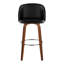 Tabouret de bar à hauteur fixe avec pivot