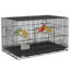 Cage à oiseau avec perchoir en acier 17,7 po Ginnie