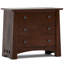 Highlands 3 - Drawer Solid Wood Nightstand-1553219659
