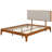 Platform Bed Featuring Headboard