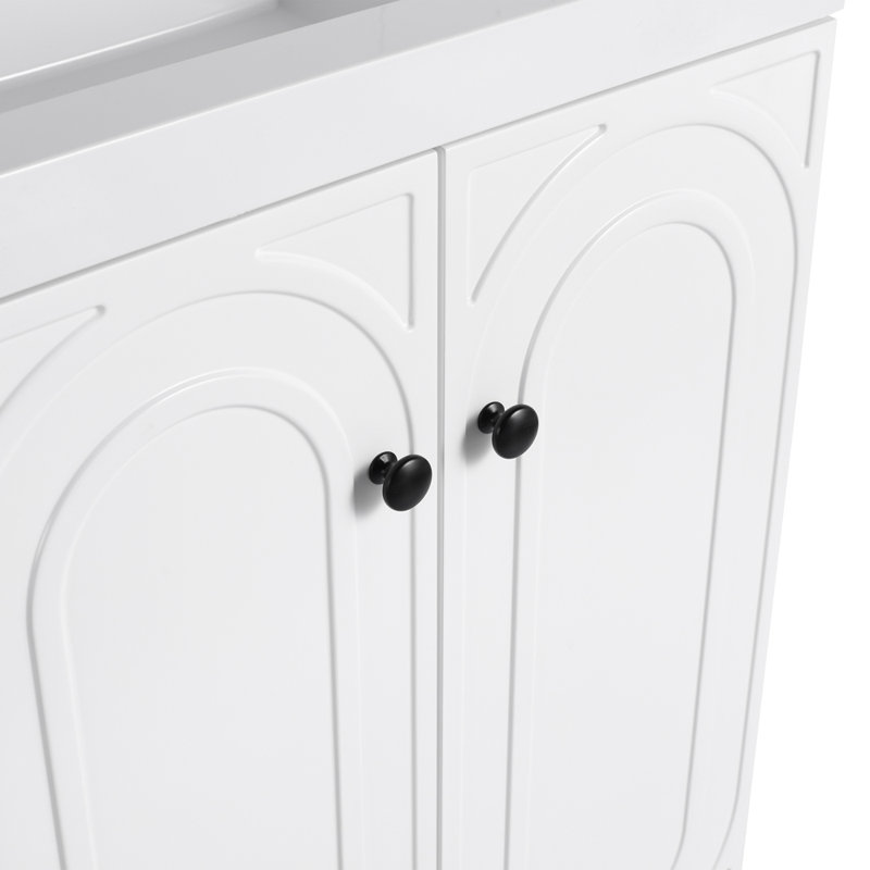 23.25'' Single Bathroom Vanity Base Only, White