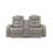 Danykah Leather Console Loveseat Light Gray-204574271