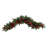 Pines, Red Berries and Pinecones Christmas Garland