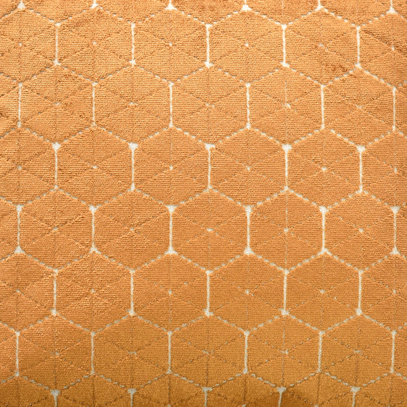 Housse de coussin géométrique, Or, 20 po x 30 po