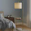 Éclairage, lampe de plancher de 67 pouces de hauteur, avec port USB, métal laiton, abat-jour beige, style moderne-399534478