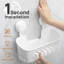 Serviteur de douche avec ventouse puissante, tablette d'organisation de salle de bain sans perceuse, capacité de charge maximale de 22 lb, rangement imperméable avec trous de drainage pour la douche, la salle de bain et la cuisine-1984262805