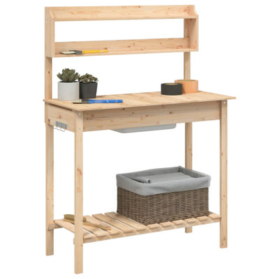 Braily Wood Potting Bench