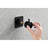 3/4" Cast Metal Shower Valve - Matt Black, Brass Handle, Adjustable, Corrosion , Rust-, Effortless Installation And Management 2.2 In. Height Metal, & Rust Easy To Mount