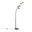 Aledo 205cm Black Arched Floor Lamp