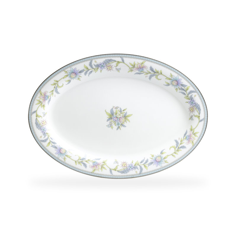 Ensemble de 2 plateaux ovales 12,50 pouces Bose China