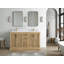 Ensemble de meuble-lavabo double 60 po Brazell