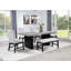Meuble de salle à manger en bois 1pc gris clair