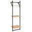 Dimick 6 Piece Wall Shelf Set with Bars Engineered Wood-2136771418