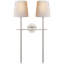 Thomas O'Brien Bryant Large Double Tail Sconce-44746428-89092949