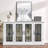Alvilda 62.9'' W Modern Sideboard Buffet with Glass Doors-201442961