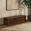Banc de rangement en bois Tyrell