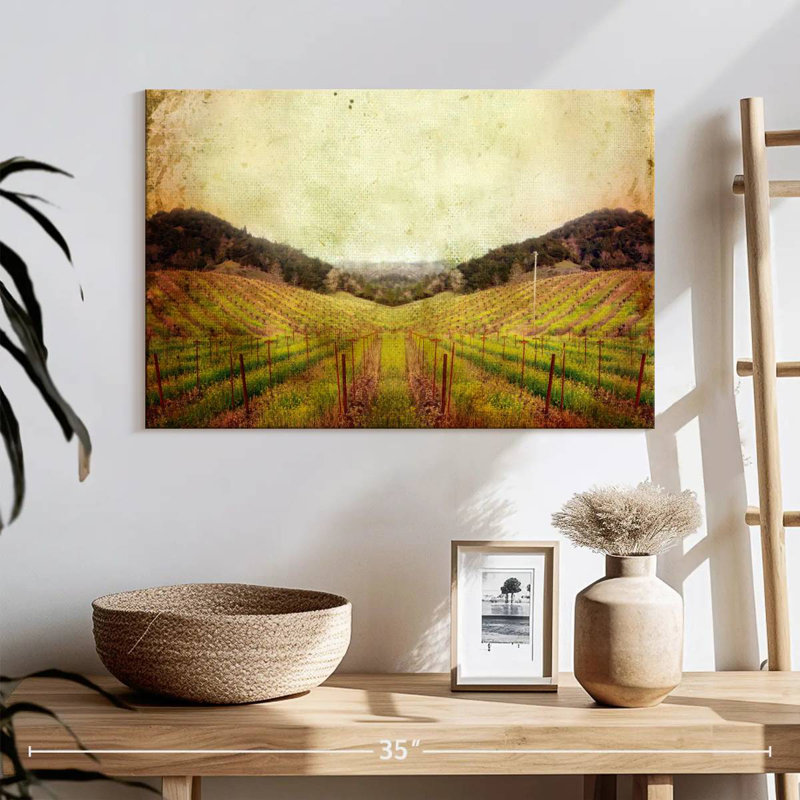 Alvord Napa Vineyard Landscape, 16" H x 24" W