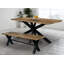 Industrial Mango Swan Finish Design Dining Table ( 3 Sizes )-1382225951-1382225947