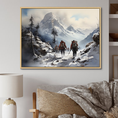 " Mountain Hiking In Winter I "