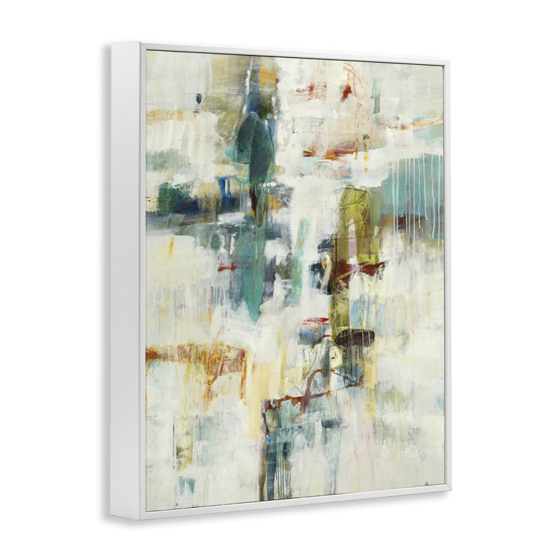 Giclée dynamique encadrée, conception par Lisa Ridgers, Giclée encadrée blanc bord de mer, H 30 po x l 24 po